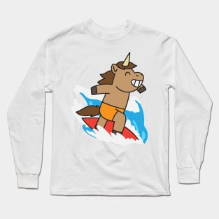 Surfer-Corn Long Sleeve T-Shirt